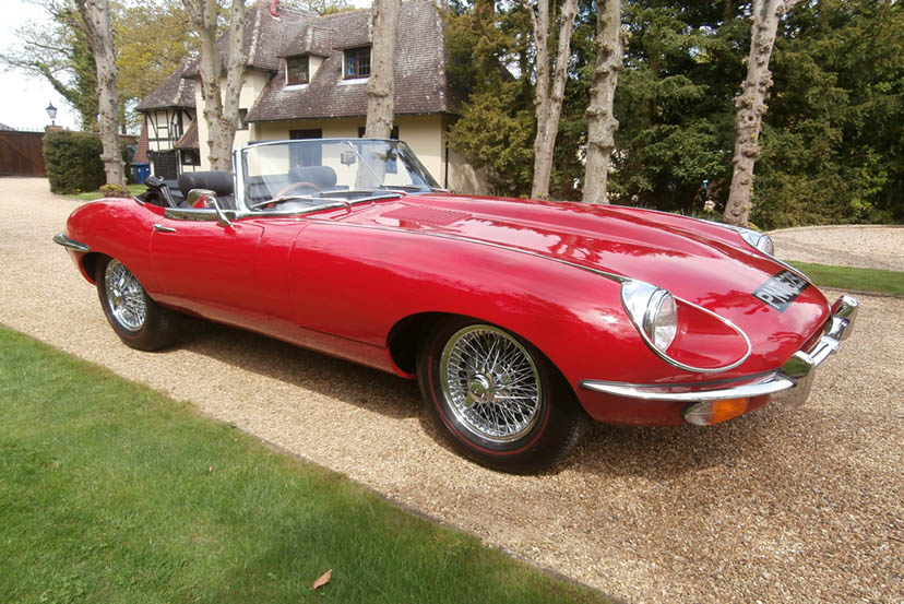 Image of a Jaguar E Type